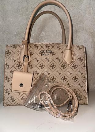 Сумка жіноча guess бежева