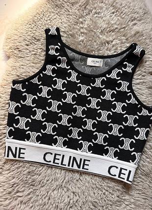 Жіночий топ від celine з матеріалу тенсел