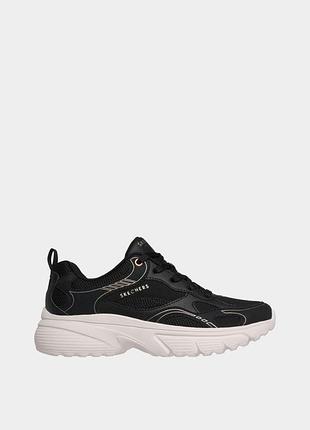 Оригинальные женские кроссовки skechers / черные кроссовки скечерс