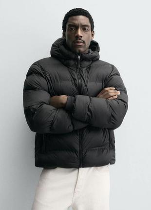 Стьобана куртка water-repellent з капюшоном