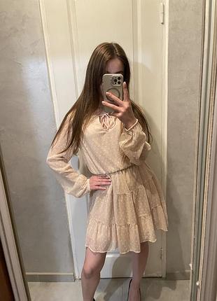 Сукня плаття пудрове