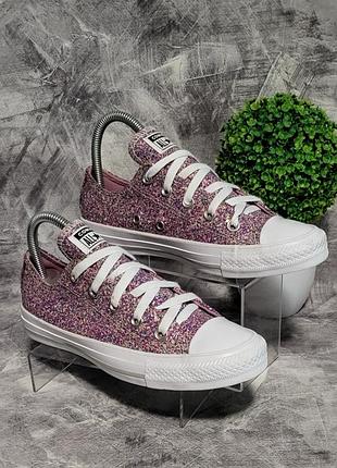 Жіночі кеди converse chuck teylor all star party dress ox, 36,5/23 см