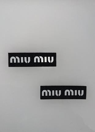 Патч miu miu 🖤