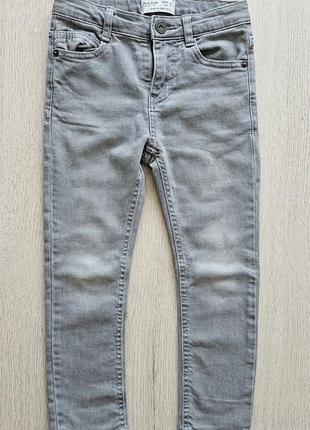 Стильні сірі джинси zara kids 110