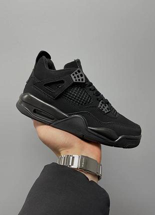 😍 жіночі кросівки air jordan 4 retro ‘black cat’