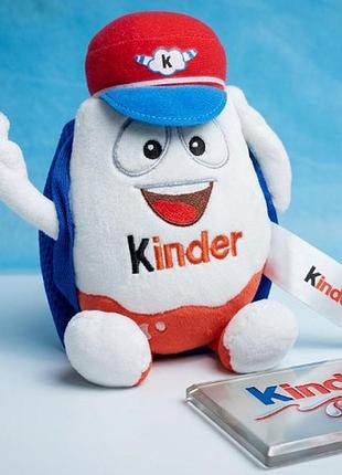 Оригинальная мягкая игрушка-рюкзак kinderino paratrooper (киндер). бренд: kinder (ferrero) модель: kinderino paratrooper (cod. pls/181/1)