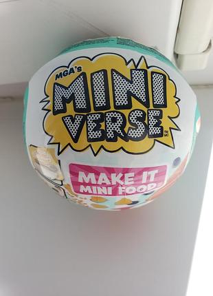 Игровой набор miniverse mini food создай кафе сюрприз