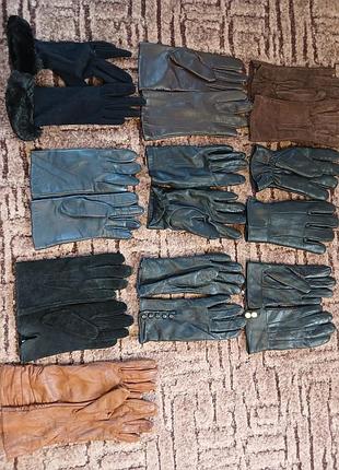 Женские кожаные, замшевые и тканевые перчатки, после выбора пришлушь дополнительные фото