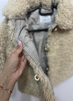 Шубка тедді zara 4