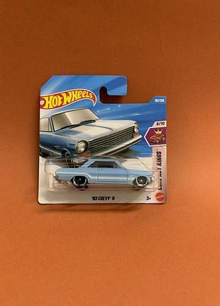 Машинка хот вілс шеві chevy ll hot wheels 2026