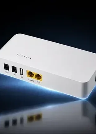 Mini ups wgp poe04 power bank для роутера та медіаконвертора 8800 mah white