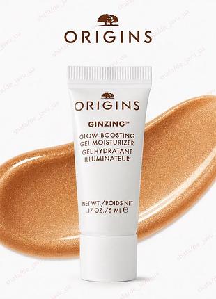 Крем-гель зволожуючий з ефектом сяяння origins origins ginzing glow-boosting gel moisturizer 5 ml