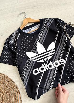 Брендовая футболка oversize adidas (оригинал)