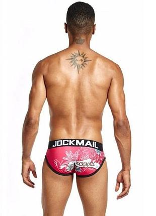 Розовые брифы с рисунком jockmail 2