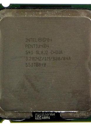 Процессор intel pentium 4 541 3.20ghz/1m/800 (sl8j2) s775, tray