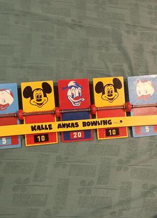 Деревянная игрушка, дональд дак: боулинг, brio, без подставок