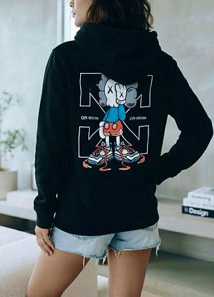 Жіноче худі off-white x kaws