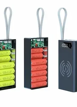 Корпус c12-pd без аккумуляторів 12 x 18650 flat head batteries
