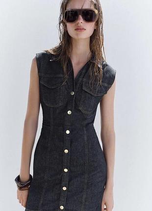 Джинсова сукня zara
