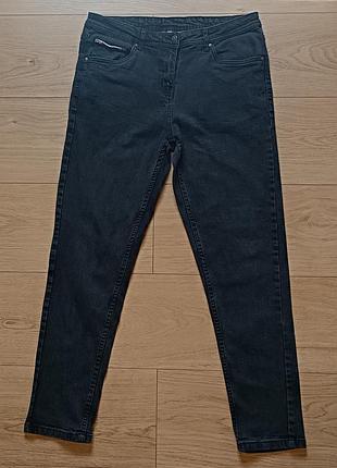 Чорні джинси скінні blue motion / базові завужені джинси m-l (40 eur)