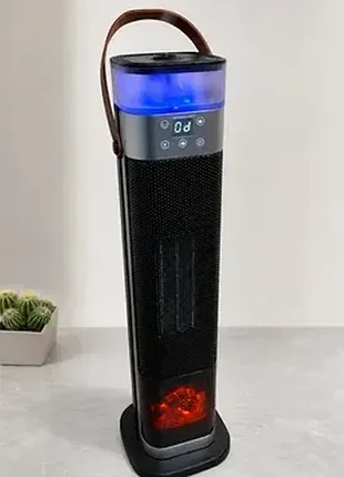 Электрический вращающийся тепловентилятор с увлажнителем portable fan heater hqn218-28qd до 20 м2