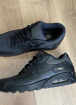Кросівки nike air мах чорні, розмір 45, устілка 29 см