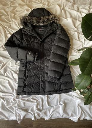 Женский зимний  удлиненный пуховик berghaus л хл 14