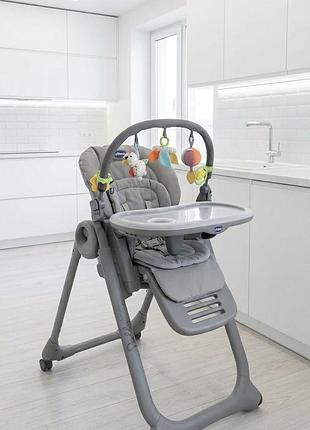 Стільчик шезлонг chicco polly magic relax