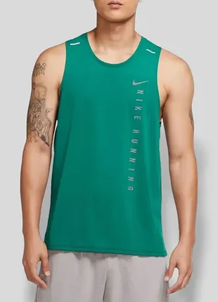Новая премиум спортивная майка найк nike running division dri-fit tank, s, оригинал