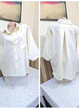 Льняная рубашка. zara.