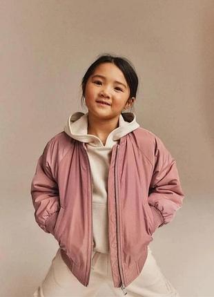 Бомбер h&amp;m для девочки р 134-140