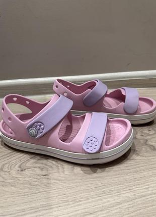 Оригінальні дитячі босоніжки crocs розмір j5 (37-38)