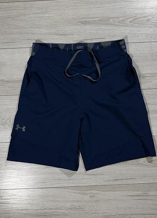 Новые темно синие спортивные шорты андер армор under armour vanish woven shorts, l, оригинал
