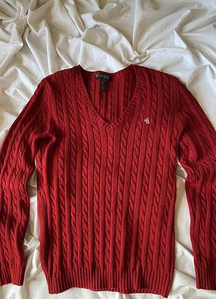 Джемпер с фактурной вязкой  ralph lauren s