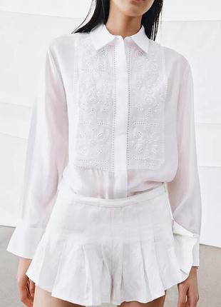 Сорочка, блуза, рубашка zara, нова колекція, розмір s
