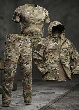 Костюм 3в1 тактический gecktar multicam