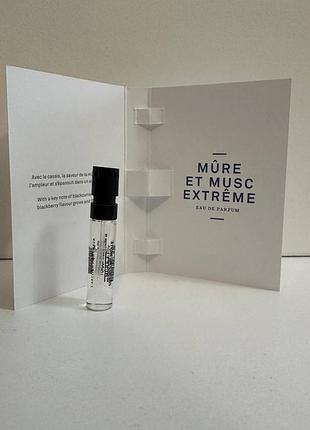 ❤️l'artisan parfumeur mûre et musc extrême, пробник, оригінал