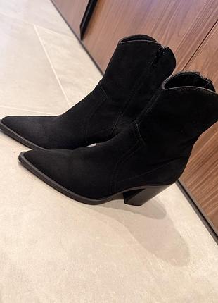 Казаки ботильоны zara