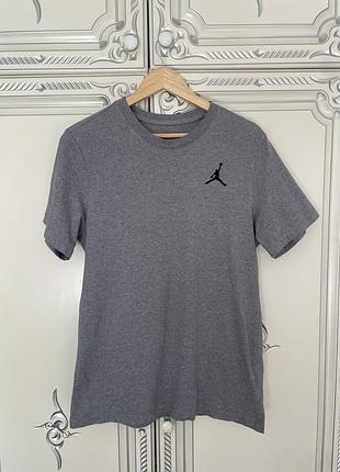 Чоловіча футболка nike m jordan jumpman emb ss crew dc7485-091 m-l