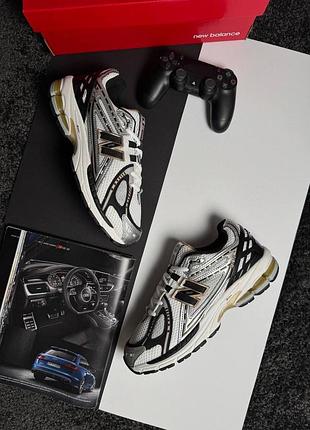 Чоловічі кросівки new balance 1906r white black metallic