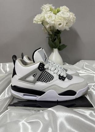 Кроссовки nike air jordan retro 4 military premium