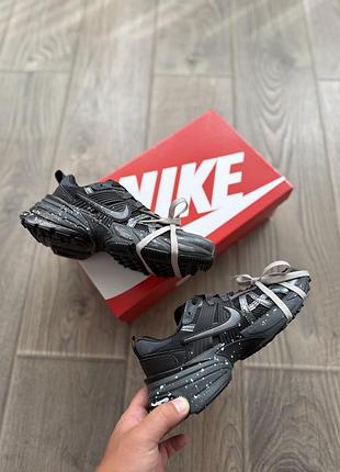 Nike runntek v2k black silver custom 4