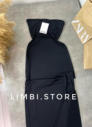 🌷нова гладка сукня бандо bershka масло бершка міді максі новое платье гладкое макси миди