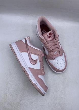 Кроссовки nike dunk low pink velvet (gs) (do6485-600) оригинал