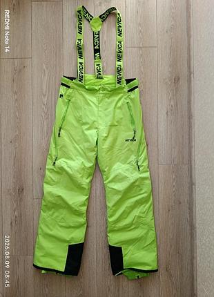 Яскраві лижні штани nevica n10 (розмір l) — 10k/10k, стан чудовий, p.l