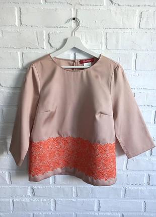 Красивая блуза с шелком max mara