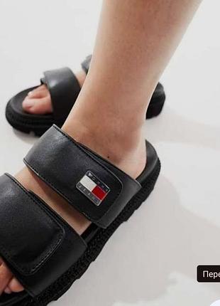 Шлепанцы от tommy jeans tjw puffed sandal tommy hilfiger сандали