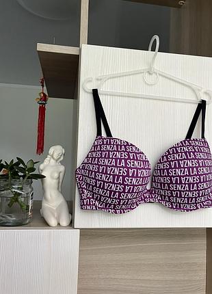 Крутий бюстгальтер la senza колекція remix 75-80 c/ жіночий бюстгальтер з написом la senza
