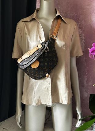 Преміум блузка сорочка gerry weber з натурального шовку / розмір 40 (l)