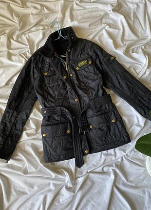 Утепленная стеганая куртка barbour international с м